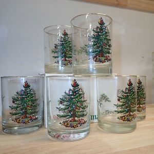 ⛄Spode Christmas Tree, 7 Double Old Fashioned